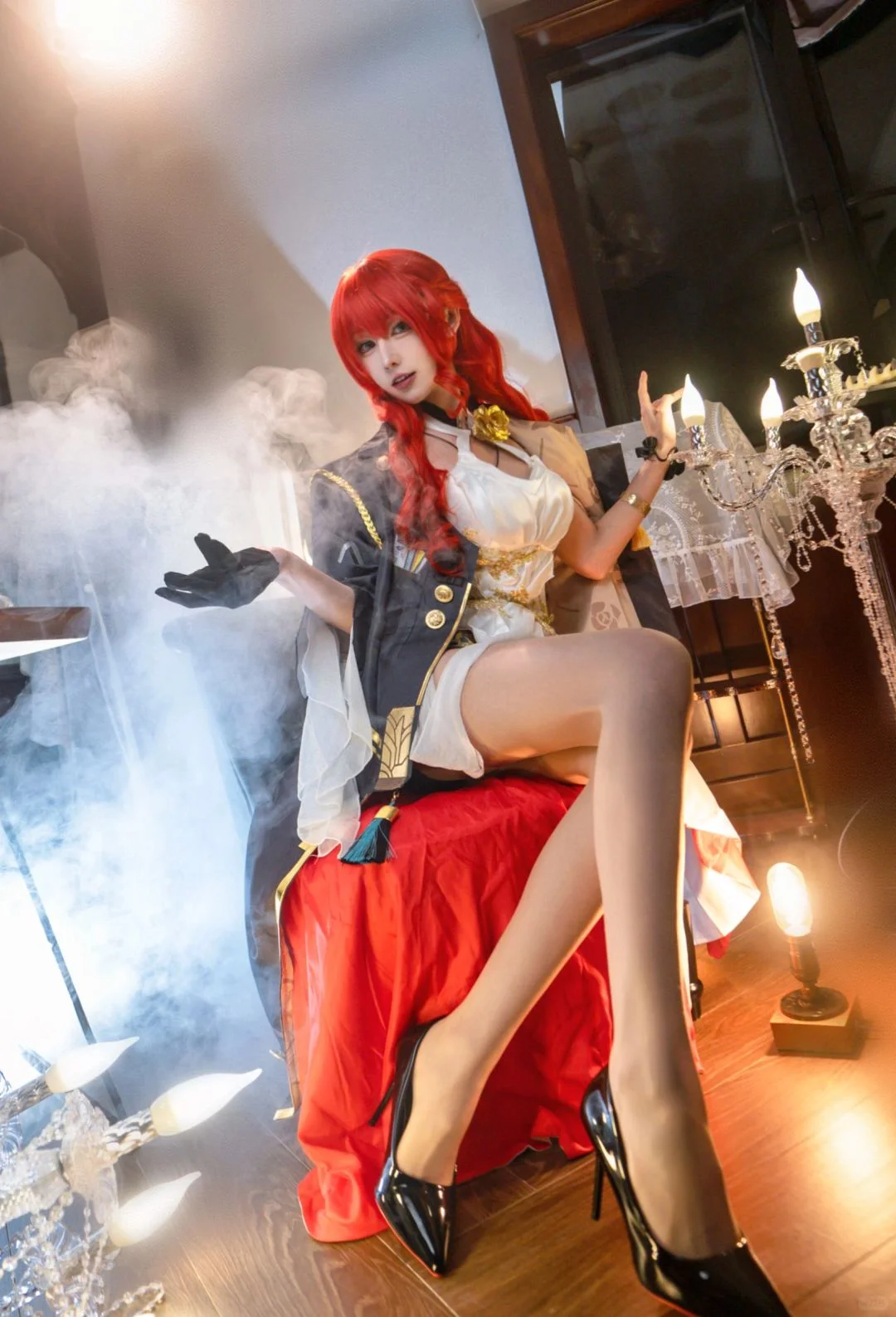 崩壊：スターレイル, 姫子 コスプレ, ミリタリー風, ストッキング コスプレ, ハイヒール