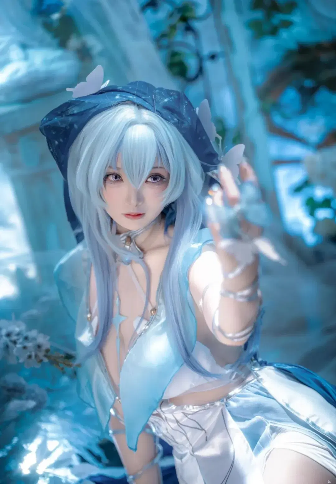 【守岸人cos】鳴潮中的藍調時刻，與齒輪和蝴蝶的碰撞 - 小彭《星穹铁道》 - 第8張