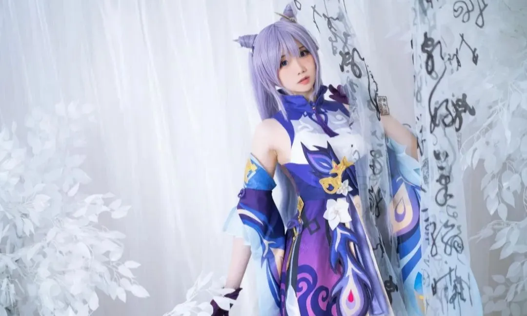 【刻晴コスプレ】原神キャラクターの気品と躍動、鏡面に映る紫電雷光 - 小彭《星穹铁道》 - 2枚目