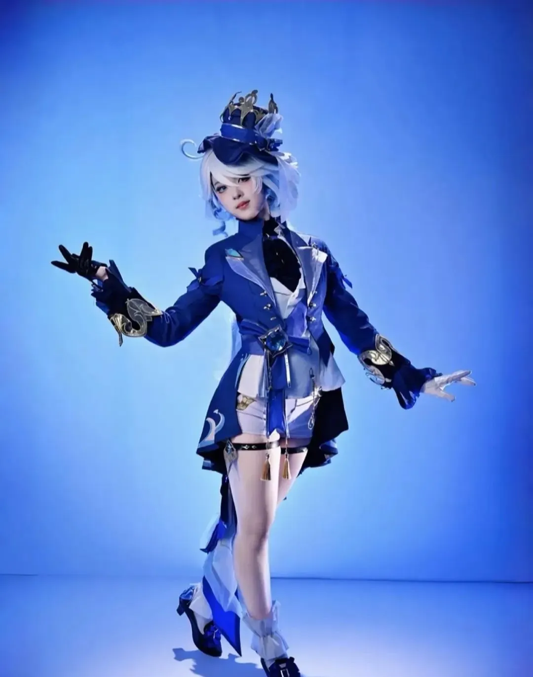 【芙宁娜cos】那些说我傻傻的评论，其实是对水神多面性的赞美 - 小彭《星穹铁道》 - 第6张