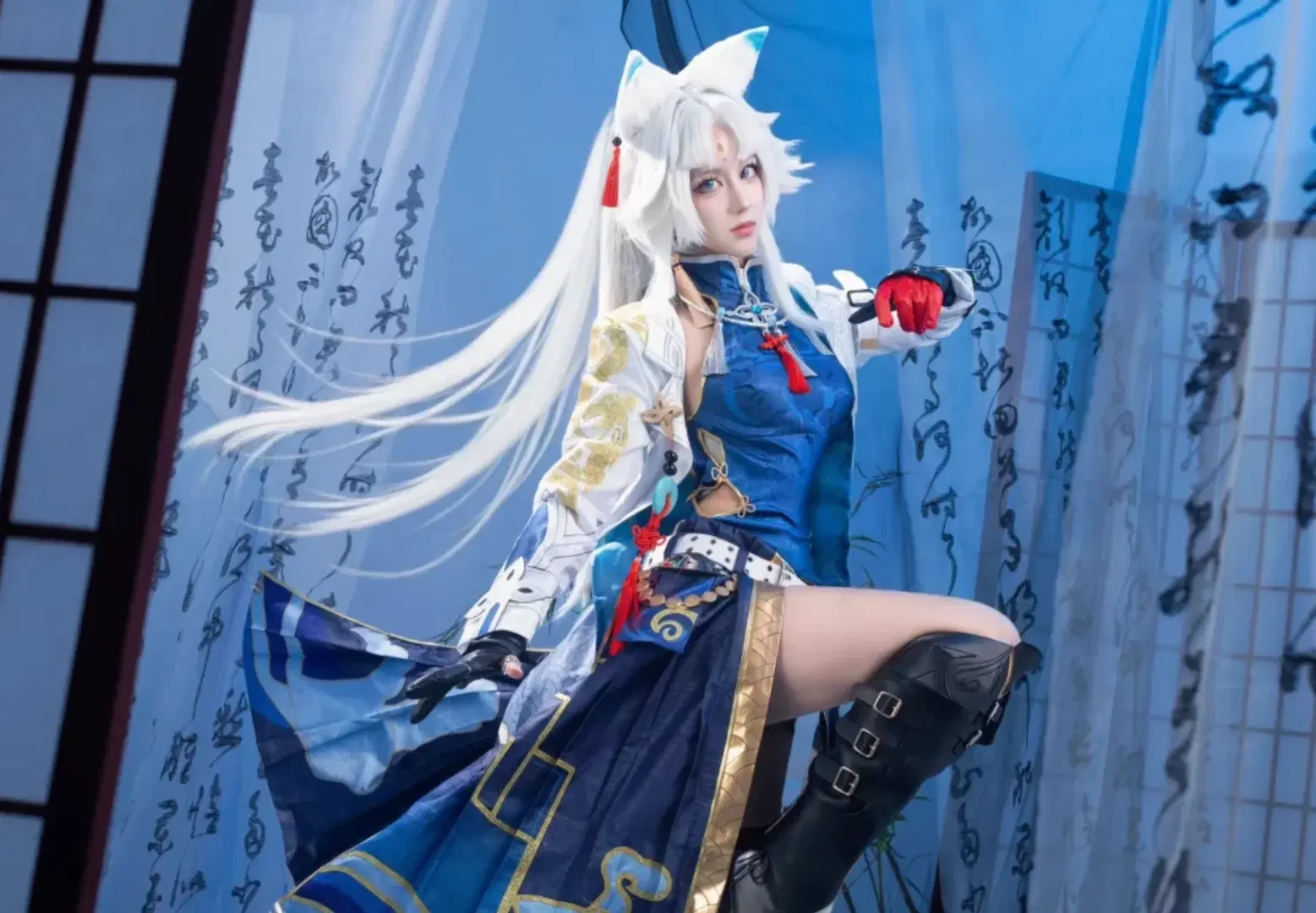 [Feixiao cosplay] Honkai: Star Rail Feixiao's Xianzhou Moonlit Revelry by 小彭《星穹铁道》 - Image 8