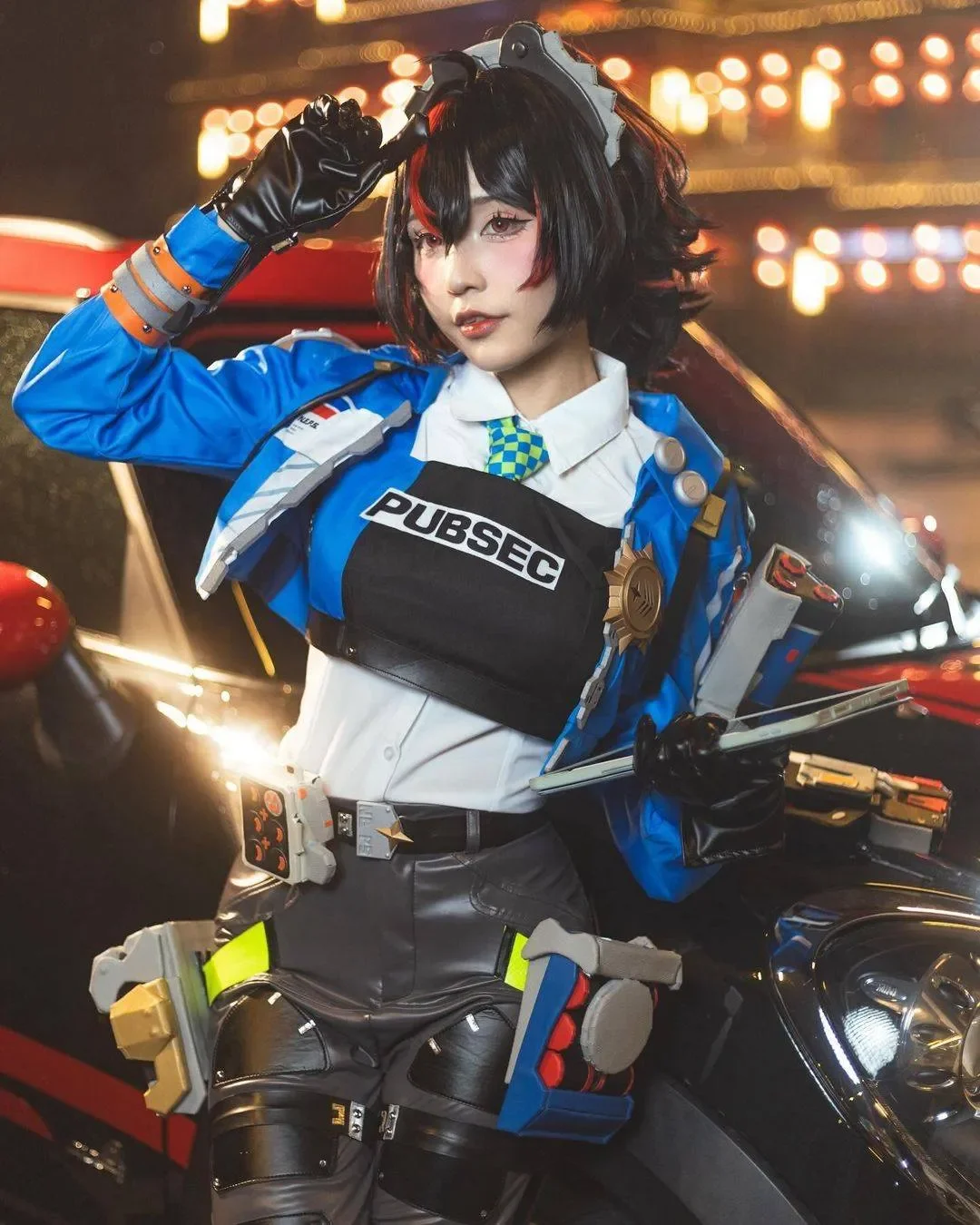[Zhu Yuan cosplay] Zenless Zone Zero Public Security Officer on Night Patrol by 小彭《星穹铁道》 - Image 4