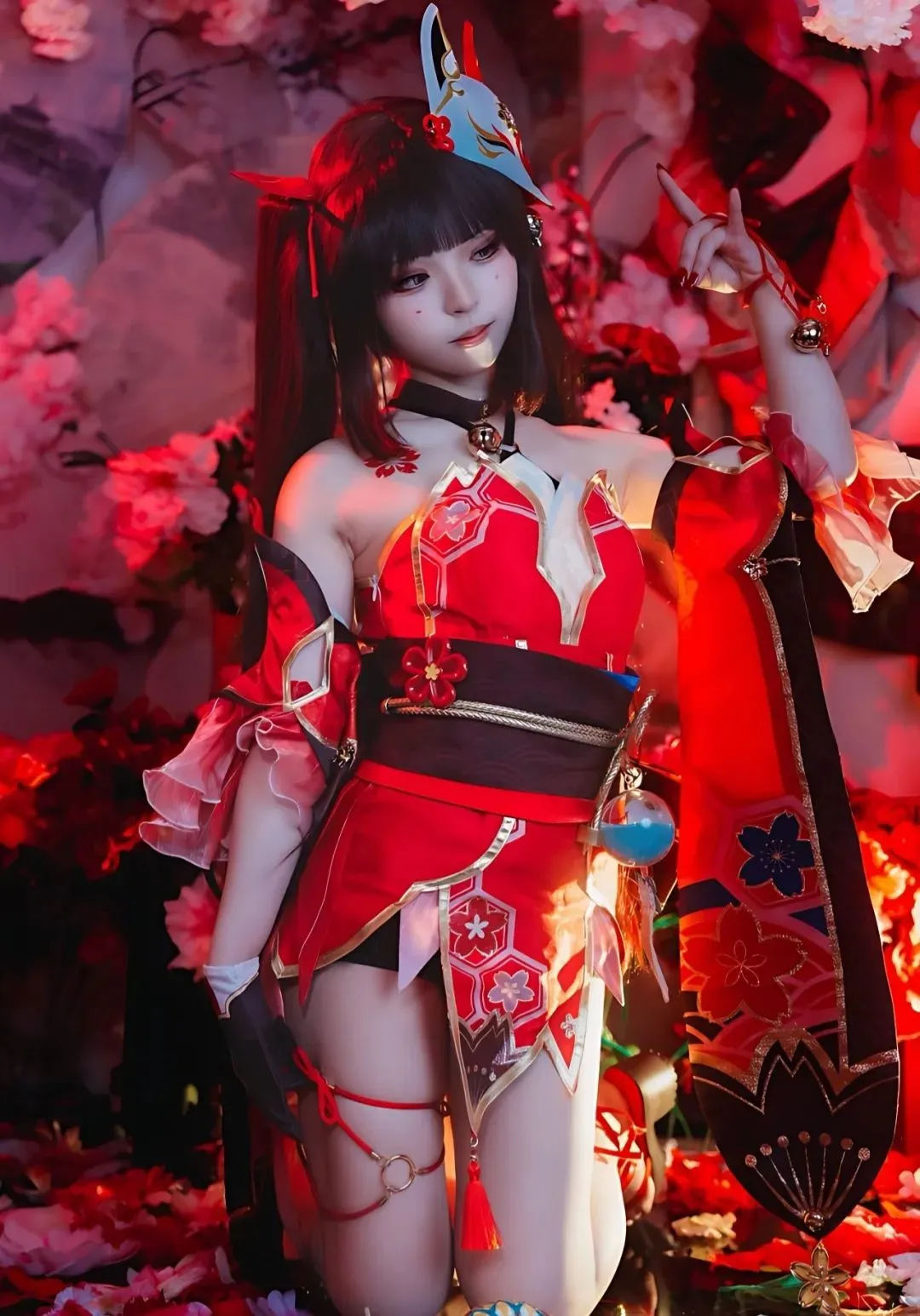 【花火cos】崩坏星穹铁道花火的花海和风写真 - 小彭《星穹铁道》 - 第3张