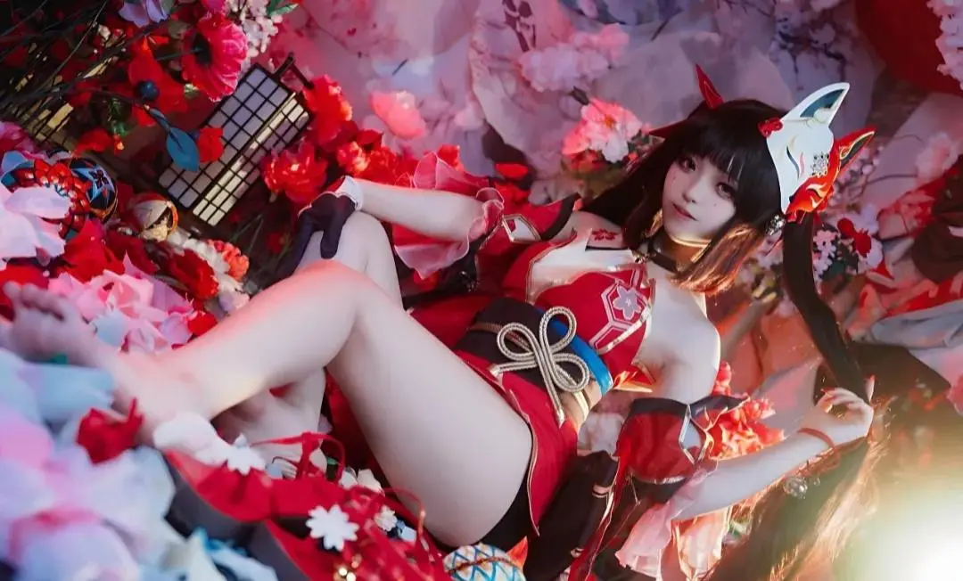 崩坏星穹铁道, 和风cos, 花火cos, 狐狸面具, 月升之前与兽共舞