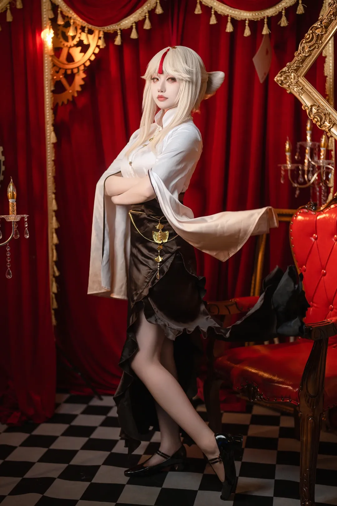原神, cosplay摄影, 米游妙妙屋, 凝光cos, 凝光生贺 - 第2张