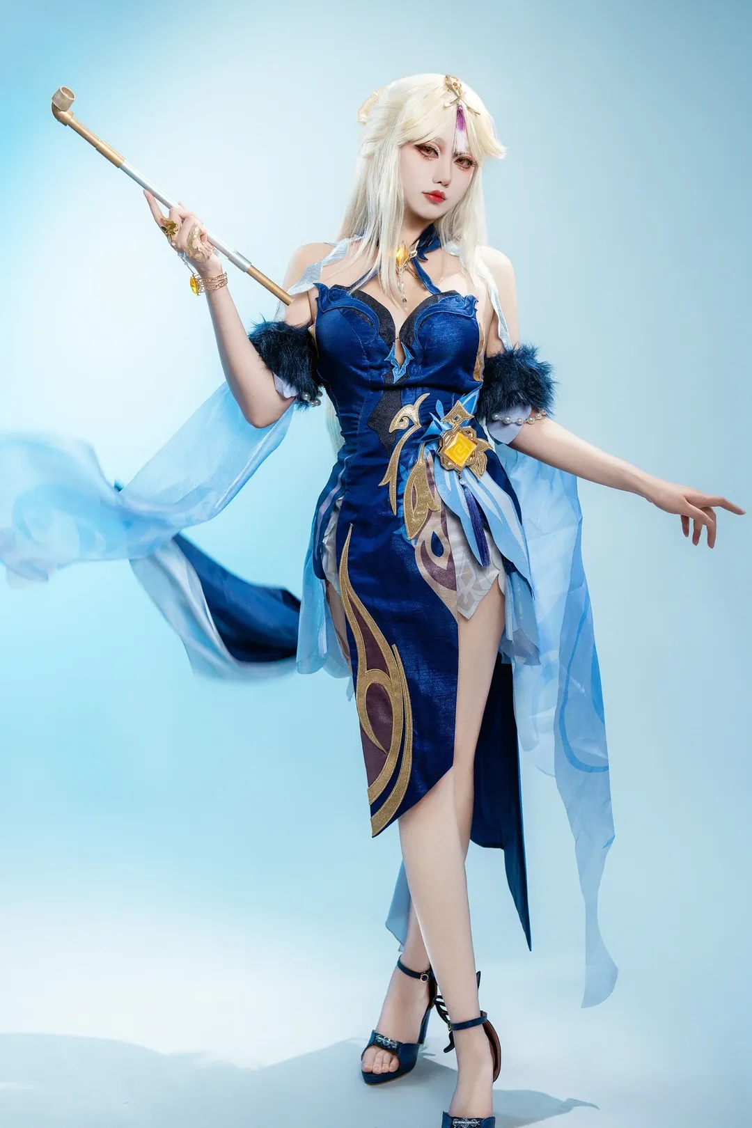 原神, cosplay摄影, 米游妙妙屋, 凝光cos, 凝光生贺