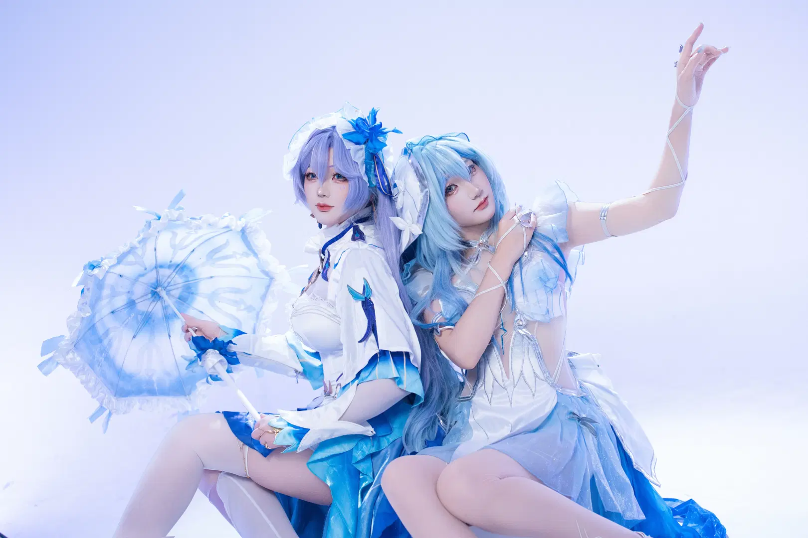 【守岸人cos】鸣潮的蓝白双人组，分享这套坎特蕾拉客片心得 - 米游妙妙屋COSPLAY - 第2张