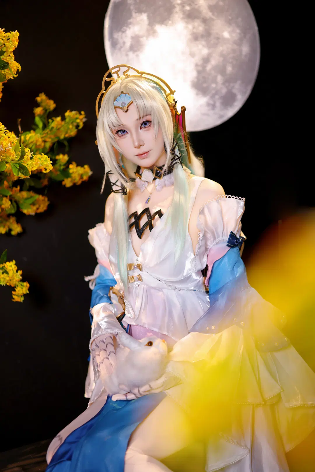 【真珠cos】崩坏星穹铁道，手持法杖的白丝智械少女 - 米游妙妙屋COSPLAY - 第3张