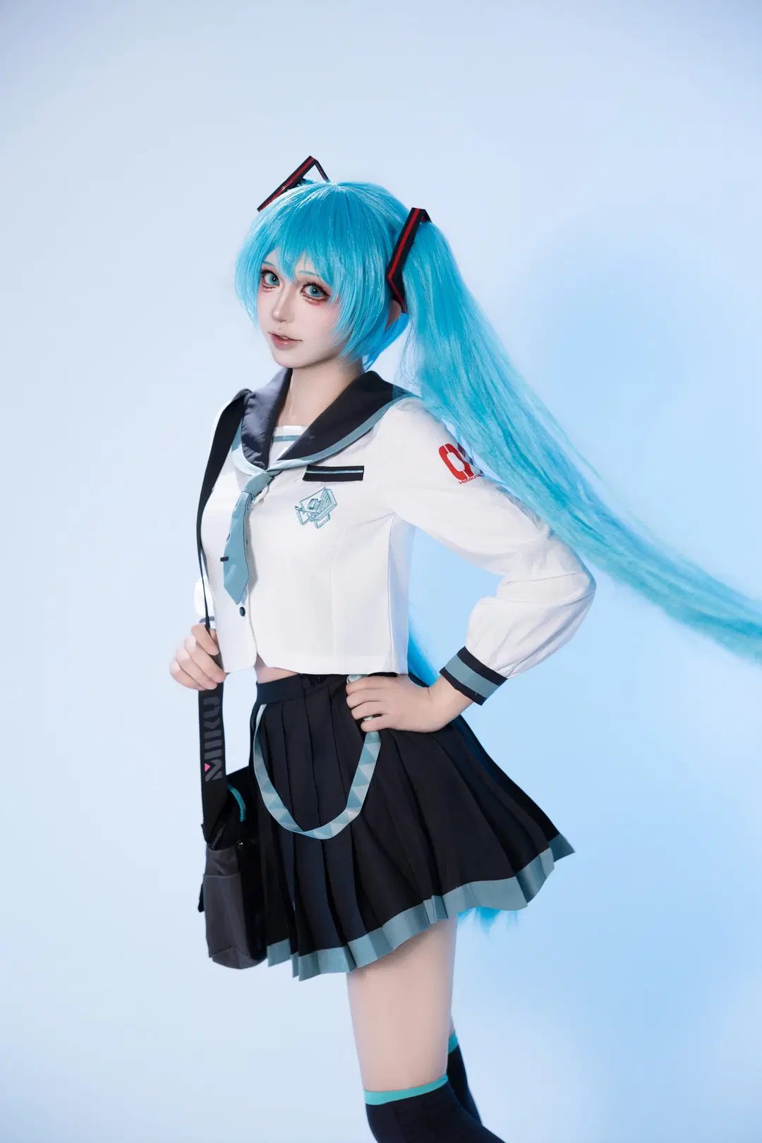 【初音ミク コスプレ】しまい込んでいたJK制服、やっぱりすごく映える - Meteor - 3枚目