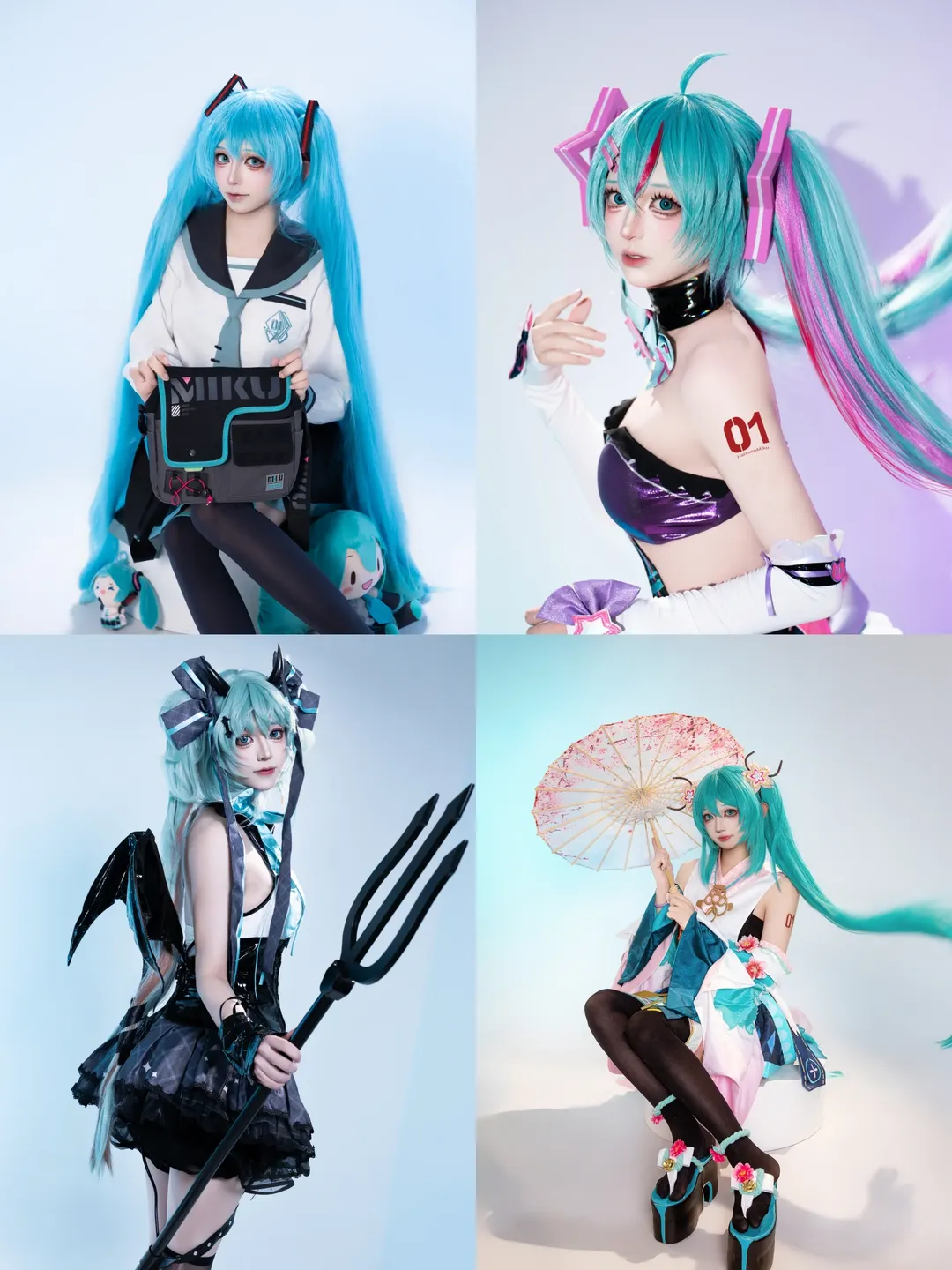 初音未来cos, 上海约拍, cosplay正片, 黑丝cos, 术力口 - 第2张