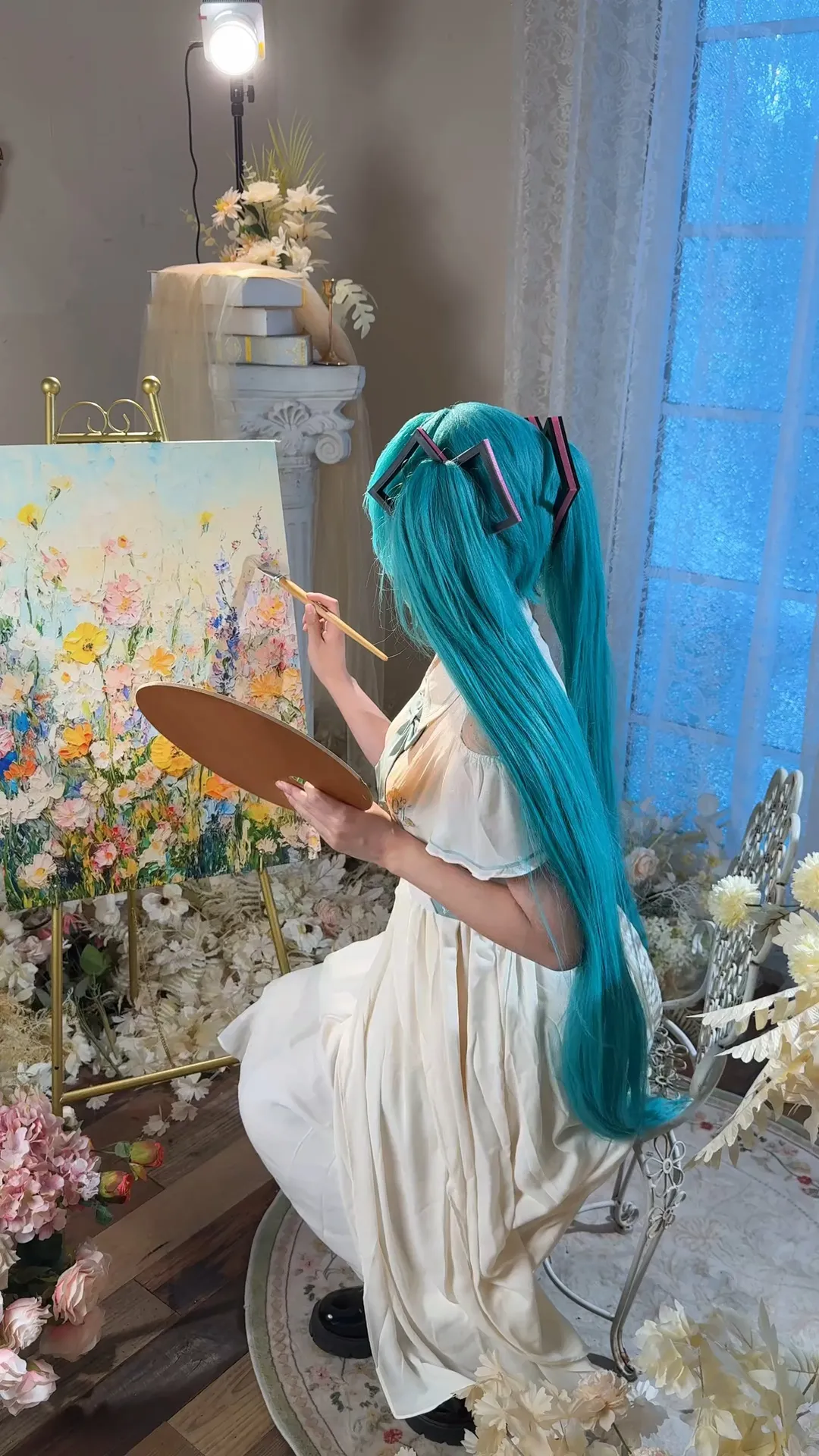 初音未来cos, 上海约拍, cosplay正片, 黑丝cos, 术力口 - 第3张