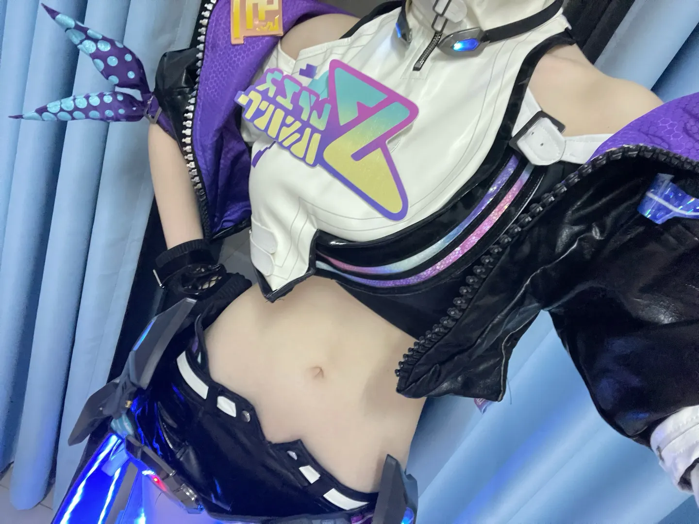 Honkai: Star Rail, Cyberpunk, Silver Wolf cosplay, Mechanical style, Stockings cosplay - Image 3