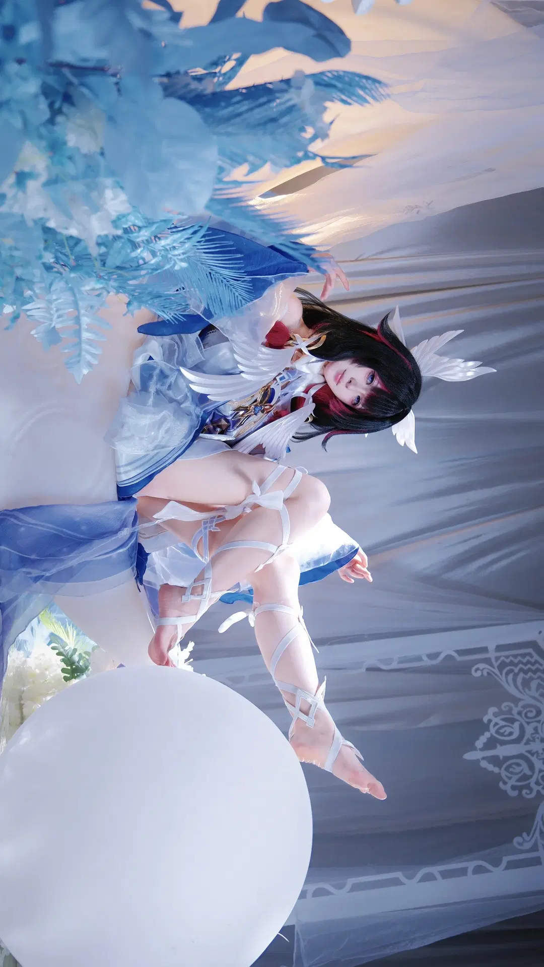 原神, コロンビーナ コスプレ, コスプレ写真, ストッキングレッグリング, 月神様