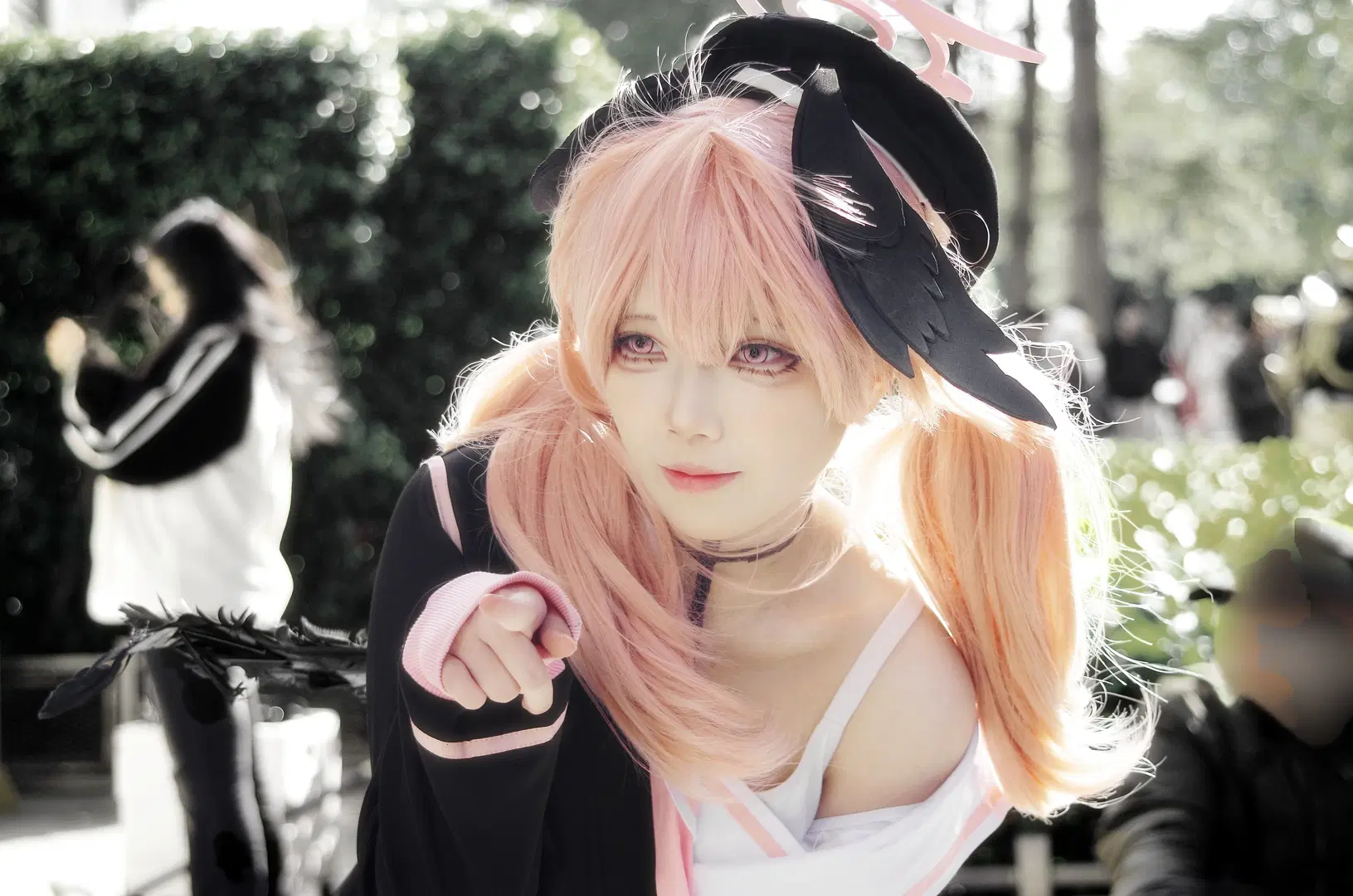 [Shimoe Koharu cosplay] Blue Archive's pink little devil Firefly ACG Expo convention photos by 空鱼瓶 - Image 3