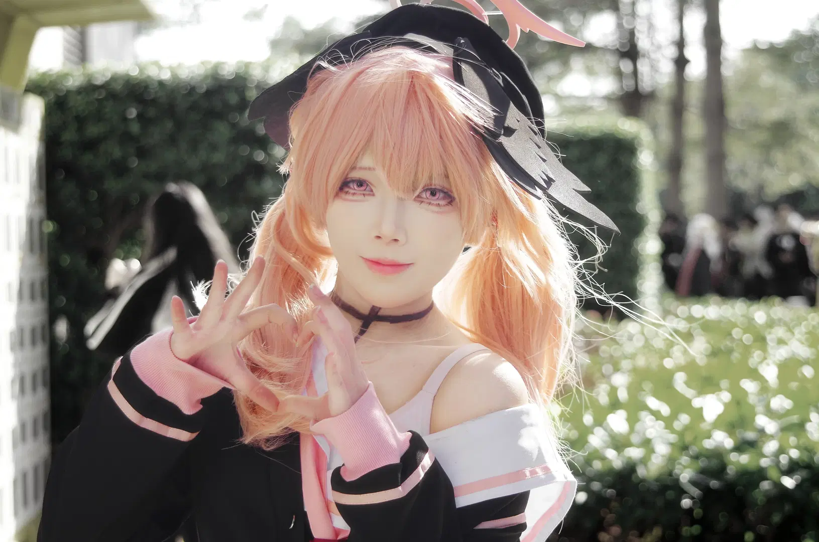 [Shimoe Koharu cosplay] Blue Archive's pink little devil Firefly ACG Expo convention photos by 空鱼瓶 - Image 4