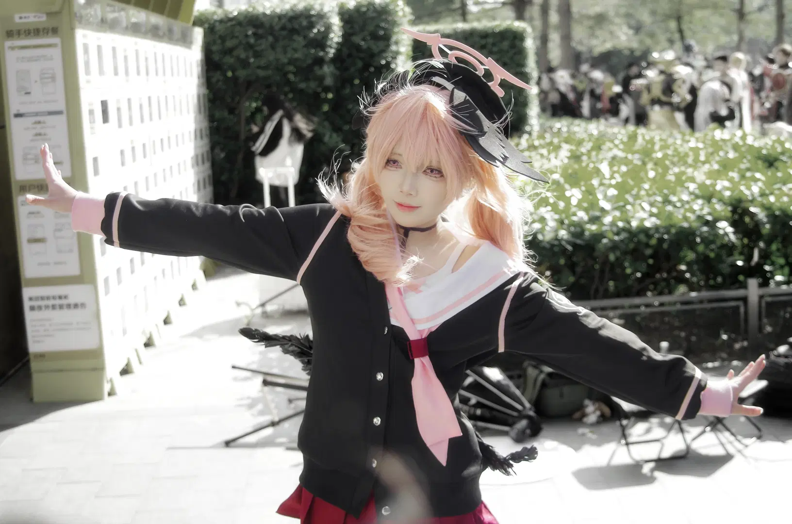 [Shimoe Koharu cosplay] Blue Archive's pink little devil Firefly ACG Expo convention photos by 空鱼瓶 - Image 5