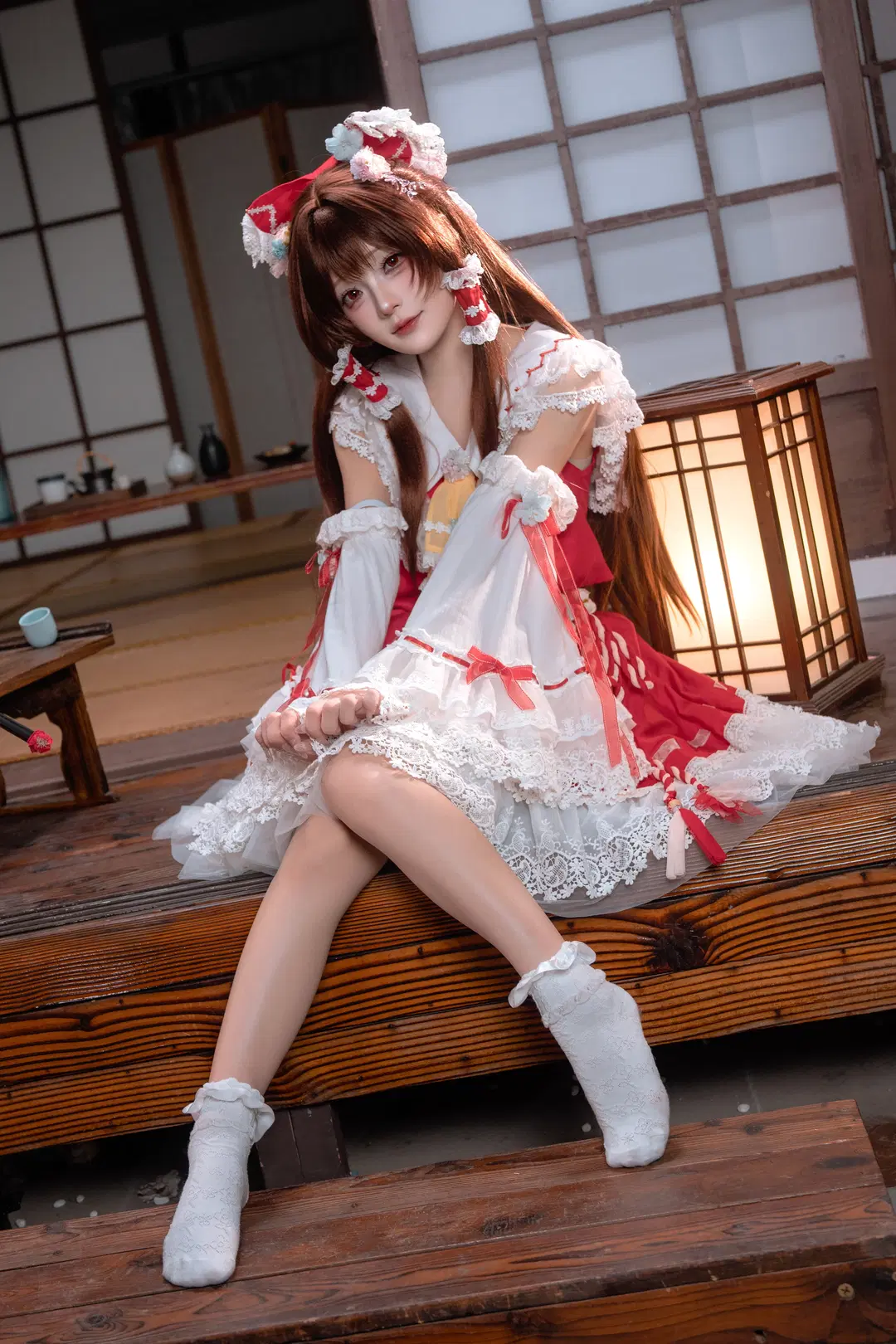 【博麗霊夢コスプレ】『東方Project』夏の和風写真 - 極樂二號機 - 2枚目