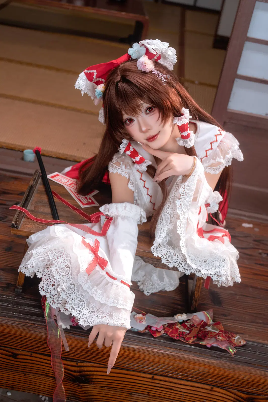 【博麗霊夢コスプレ】『東方Project』夏の和風写真 - 極樂二號機 - 3枚目