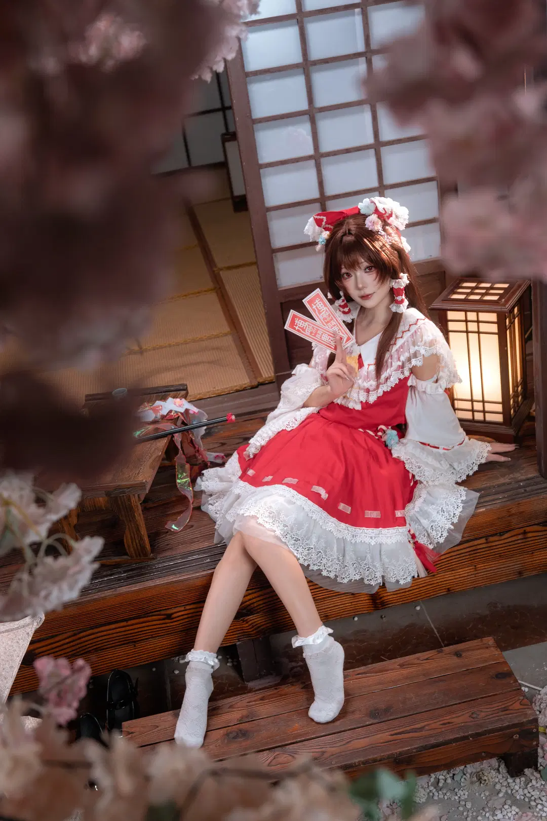 【博麗霊夢コスプレ】『東方Project』夏の和風写真 - 極樂二號機 - 4枚目