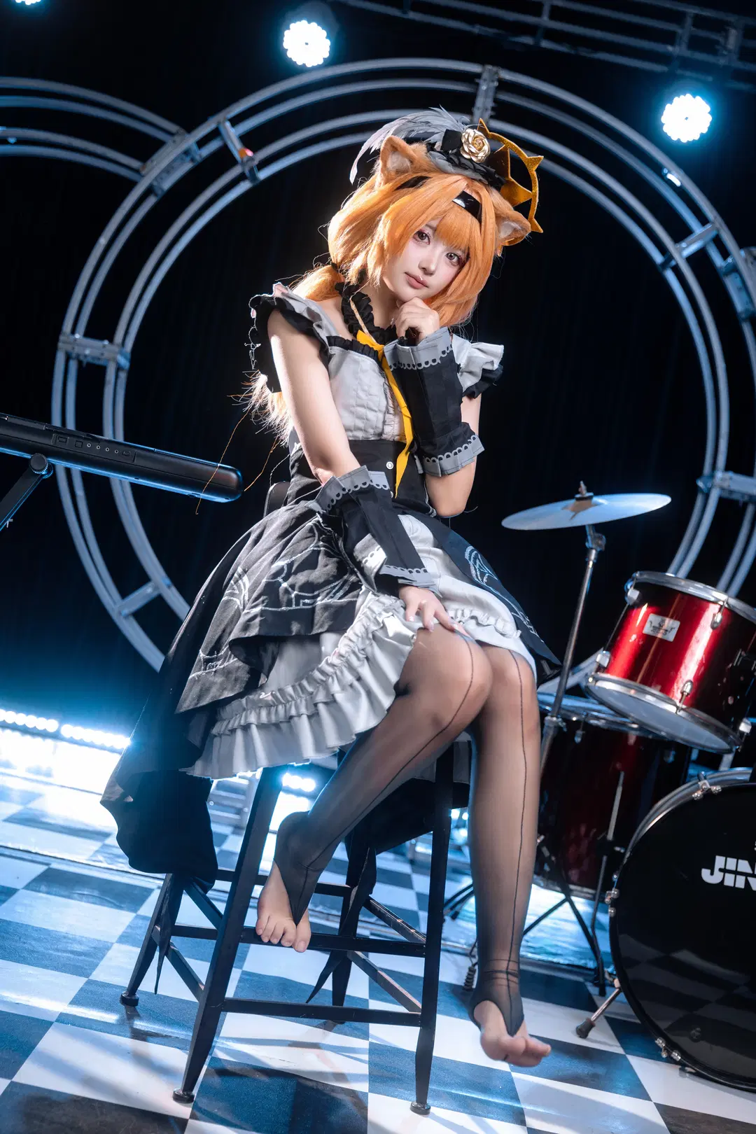 Blue Archive Marie cosplay: Stage Keyboardist Marie by 極樂二號機 - Image 2