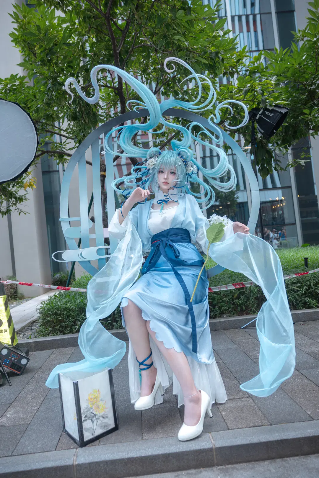 【初音未来cos】这顶假毛的含金量直接拉满