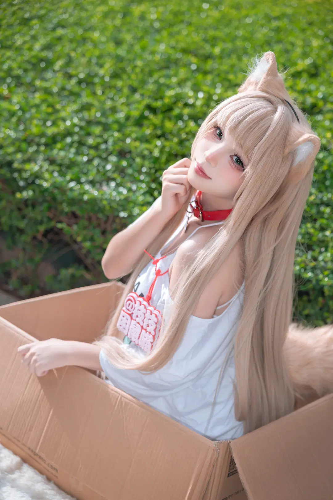 Convention photos: The cute collision of Kemonomimi cosplay and white over-the-knee socks by 極樂二號機 - Image 4