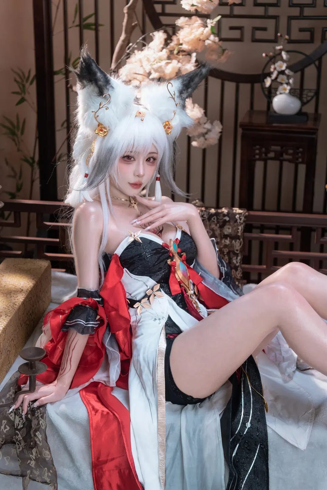 【心月狐cos】鳴潮獸耳娘與漫畫腿的視覺碰撞 - 極樂二號機 - 第2張