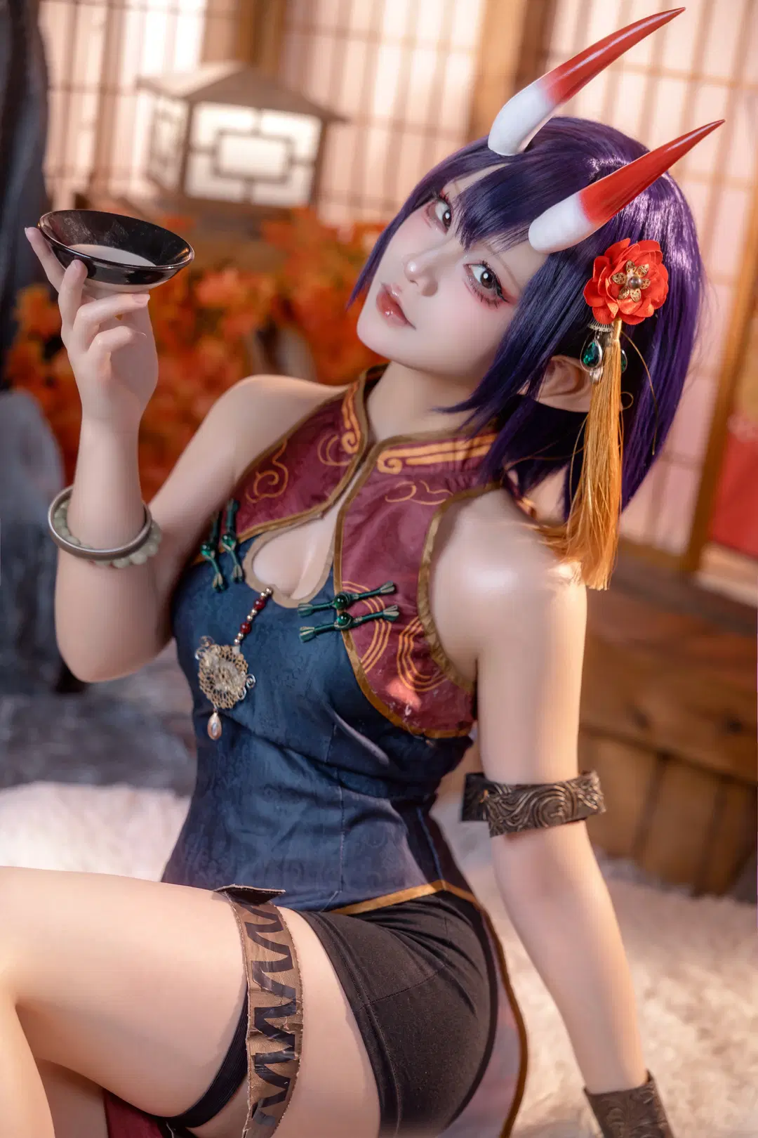 和风cos, FGO, 酒吞童子cos, 腿环, 美腿