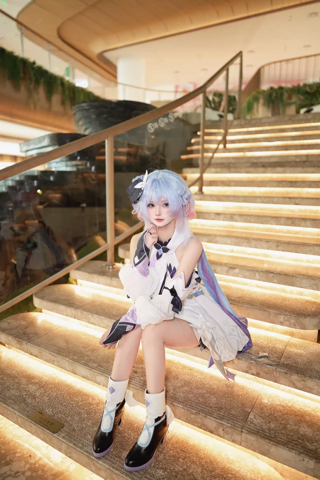 cosplay, 王者荣耀, 小乔cos, 时之魔女, 商场拍照