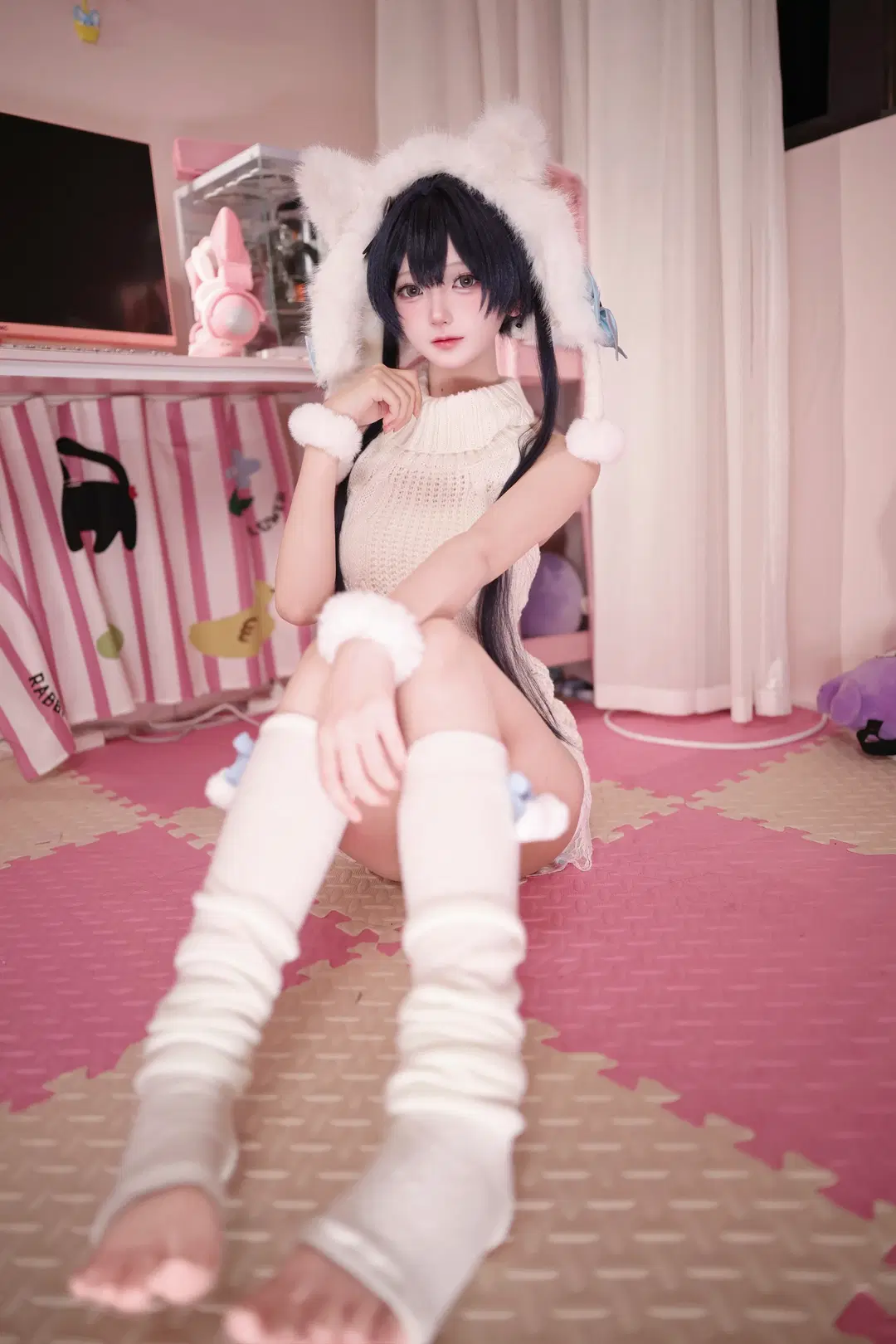 【妃咪cos】碧蓝档案的猫耳甜心复刻 - 晚星 - 第2张