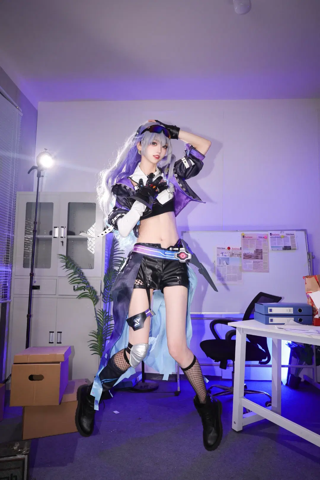 二次元, 崩坏星穹铁道, 银狼cos, 女coser, 网袜