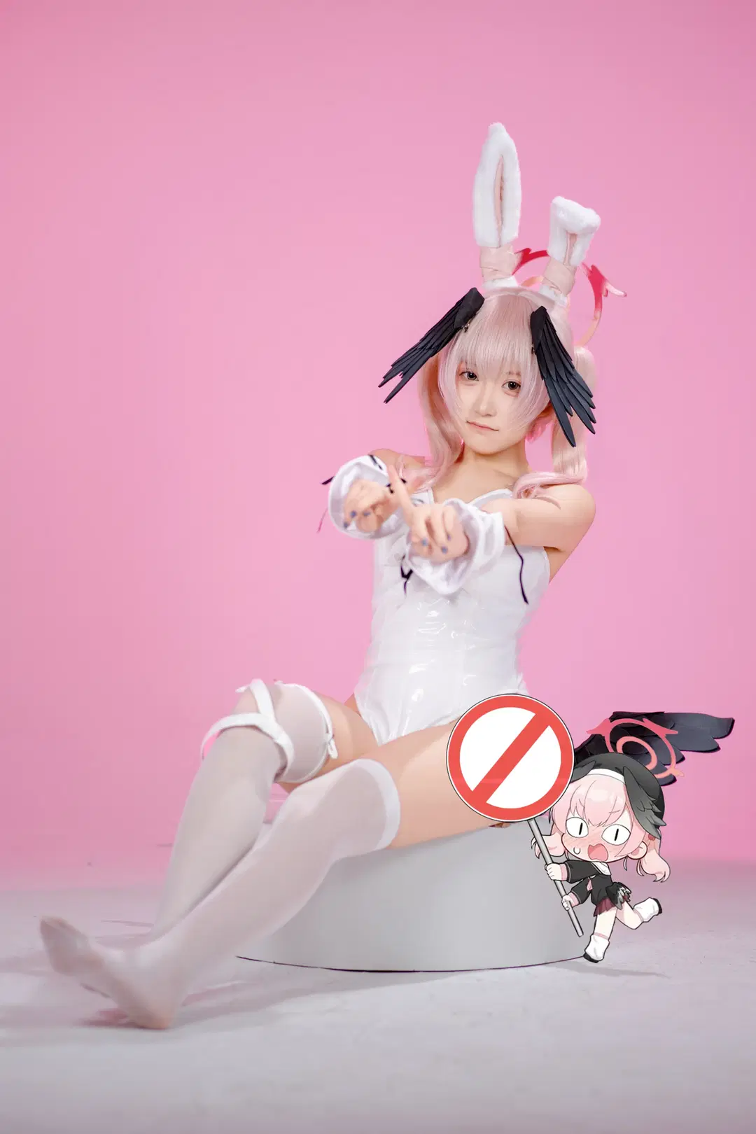 【Shimoe Koharu cosplay】Blue Archive Bunny Girl Styling Photoshoot Log by pzzz - Image 2