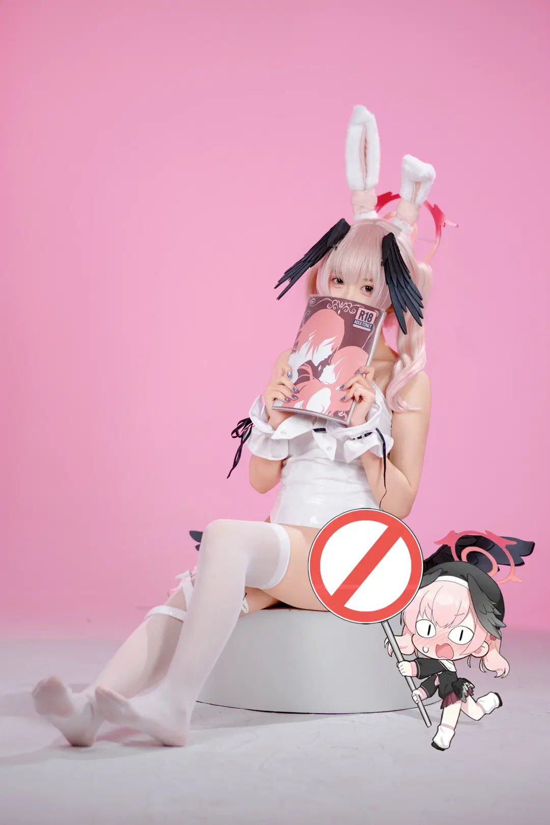 【Shimoe Koharu cosplay】Blue Archive Bunny Girl Styling Photoshoot Log by pzzz - Image 3