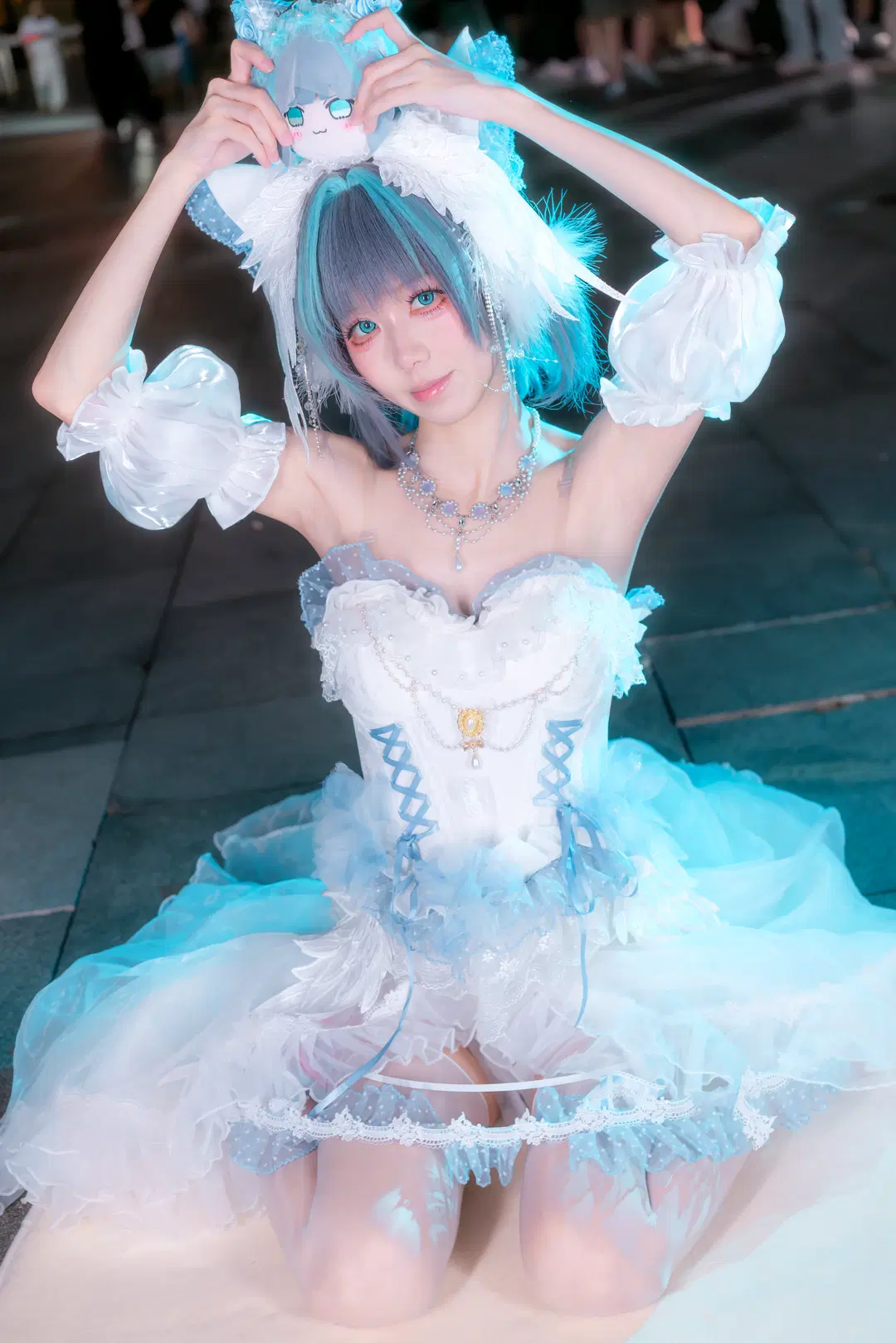 cosplay, Cheshire Cosplay, Azur Lane, Firefly ACG Expo, White stockings