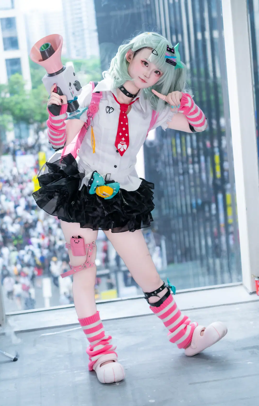 绝区零, 萤火虫漫展, 妄想天使, 千夏cos, 丝袜