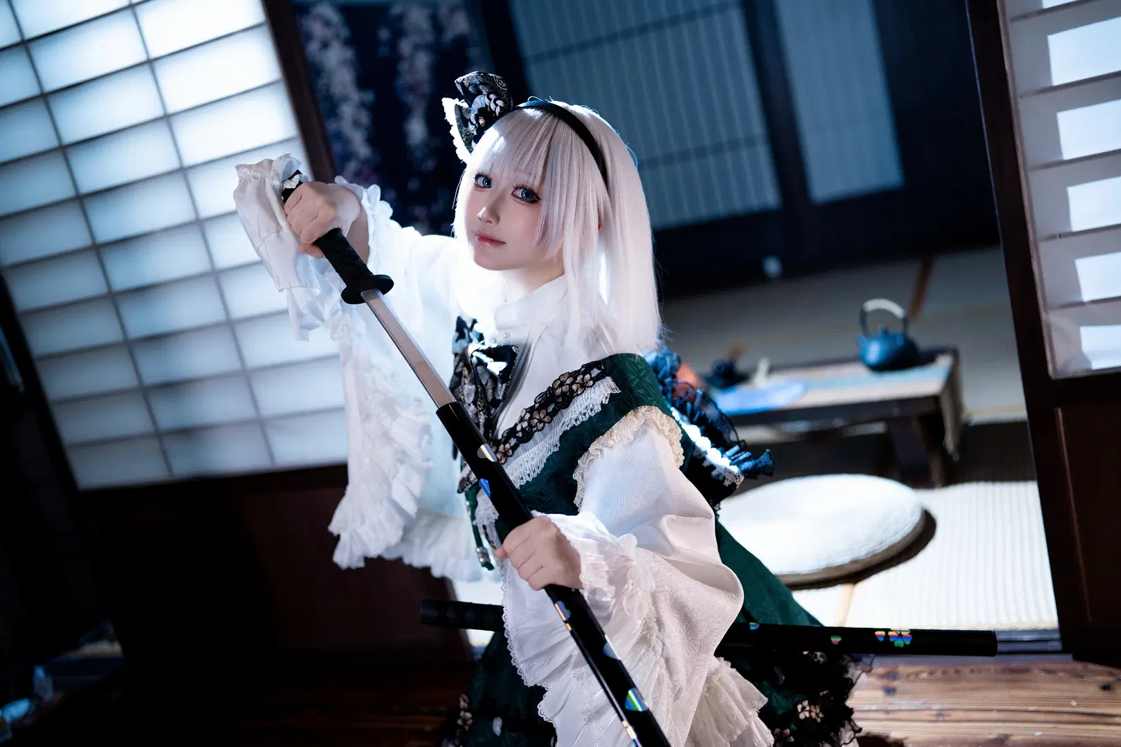 【魂魄妖梦cos】东方project剑士的庭院叙话 - 次元_歌姬 - 第3张