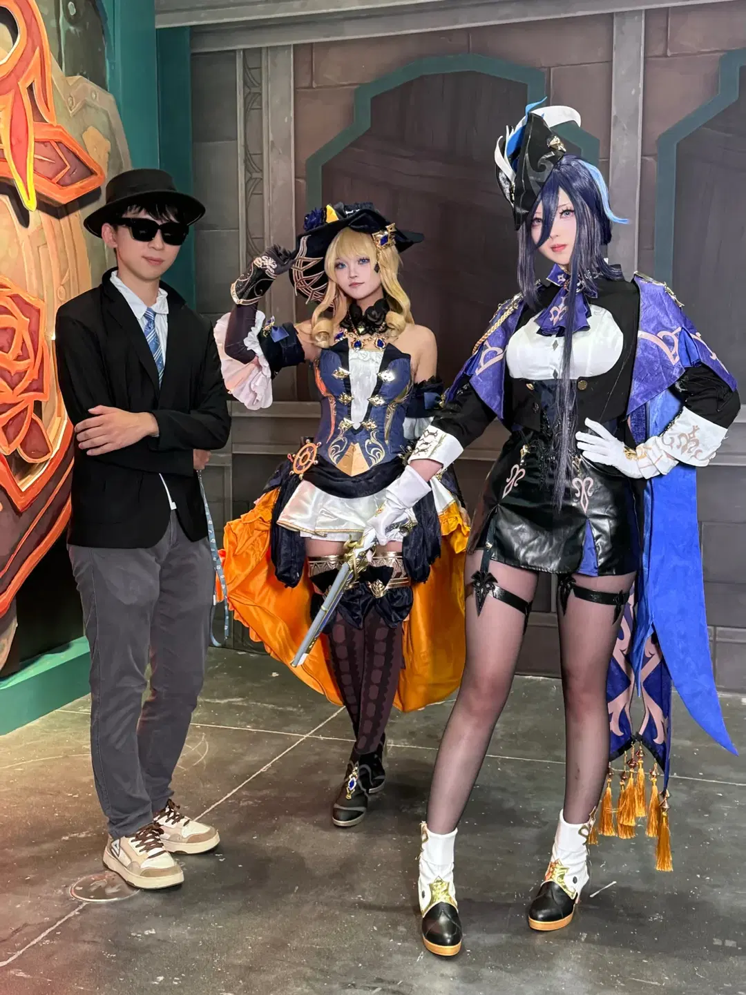 原神, 娜维娅cos, 原神fes, 克洛琳德cos, 丝袜cos