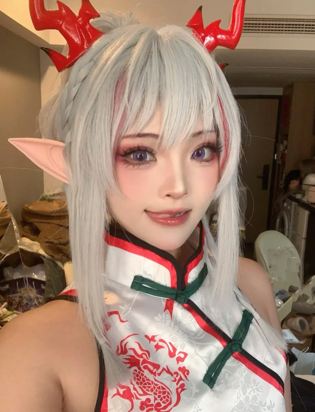 cosplay, Arknights, Traditional Chinese style cosplay, Nian cosplay, ACG New Year goods