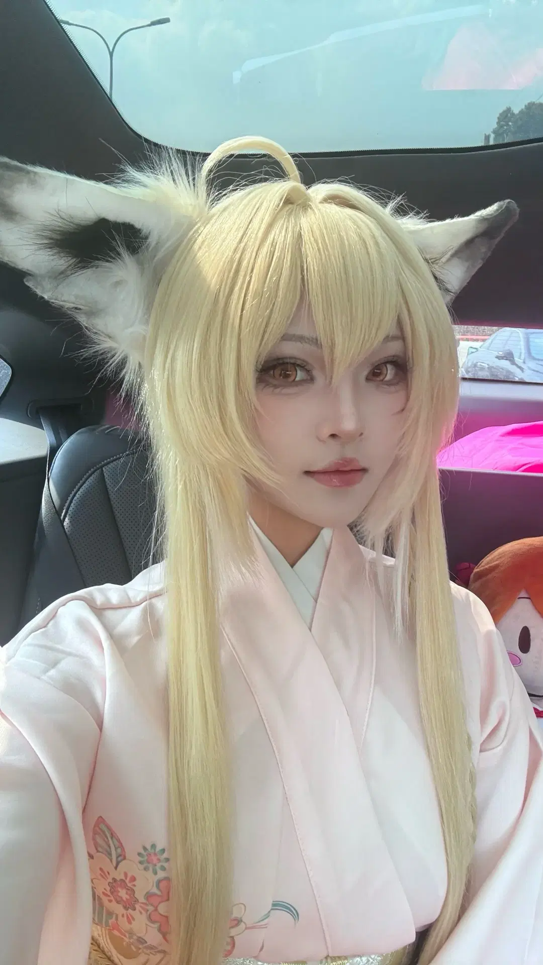 Arknights, 2D Vision Project, Vulpisfoglia cosplay, Fox ears, Self-coordinated kimono