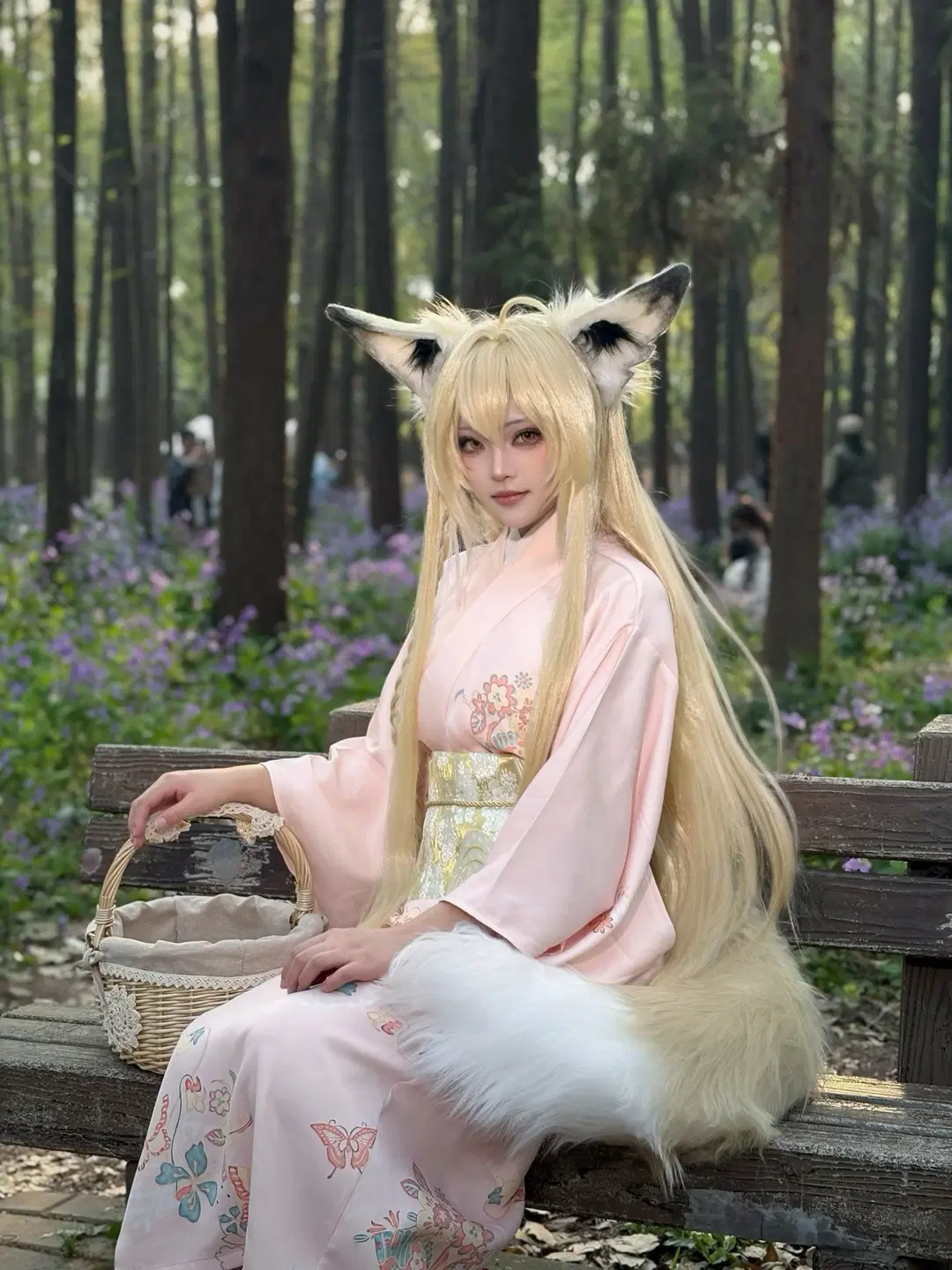 2D, cosplay, Arknights, Suzuran Cosplay, Vulpisfoglia cosplay
