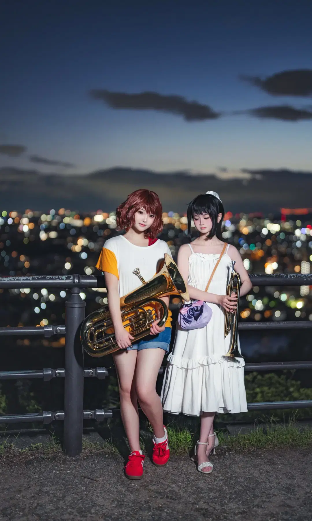 cosplay, 黄前久美子cos, 圣地巡礼, 吹响吧上低音号, 高坂丽奈cos