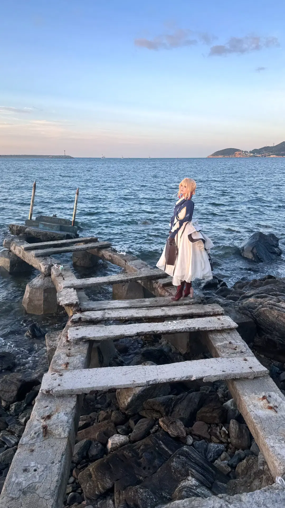 【薇尔莉特cos】在威海海边当一天的紫罗兰 - 电子梦梦鱼 - 第3张
