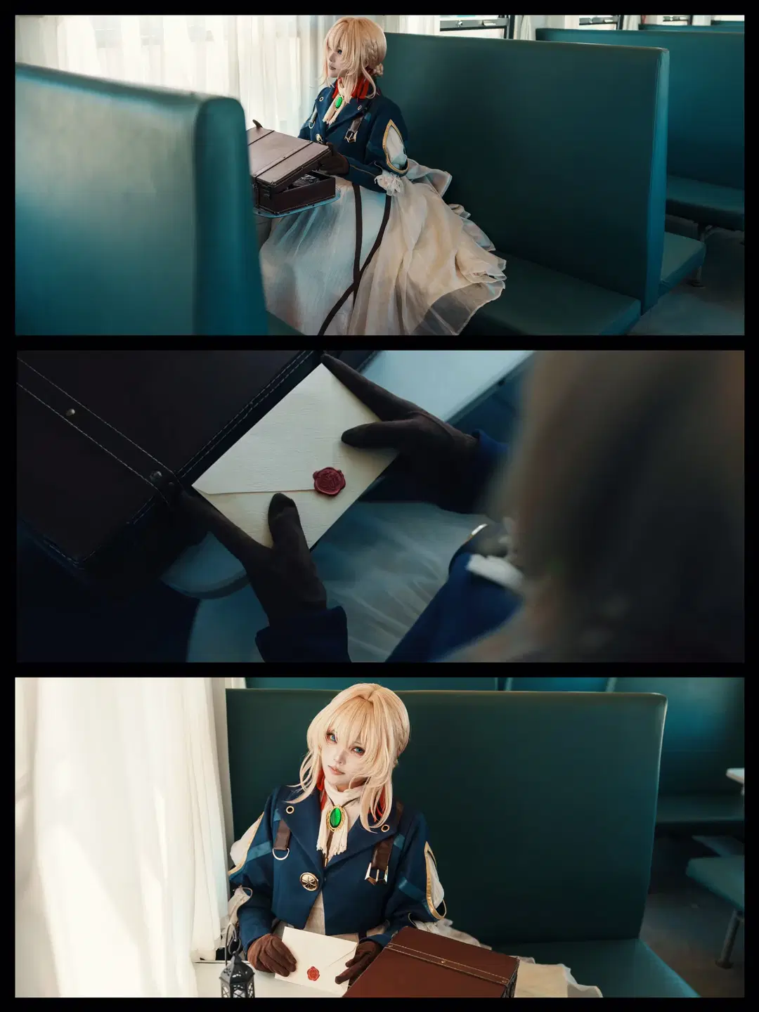 【ヴァイオレット・エヴァーガーデン コスプレ】ヴァイオレット・エヴァーガーデンの列車旅の記録 - 电子梦梦鱼 - 4枚目