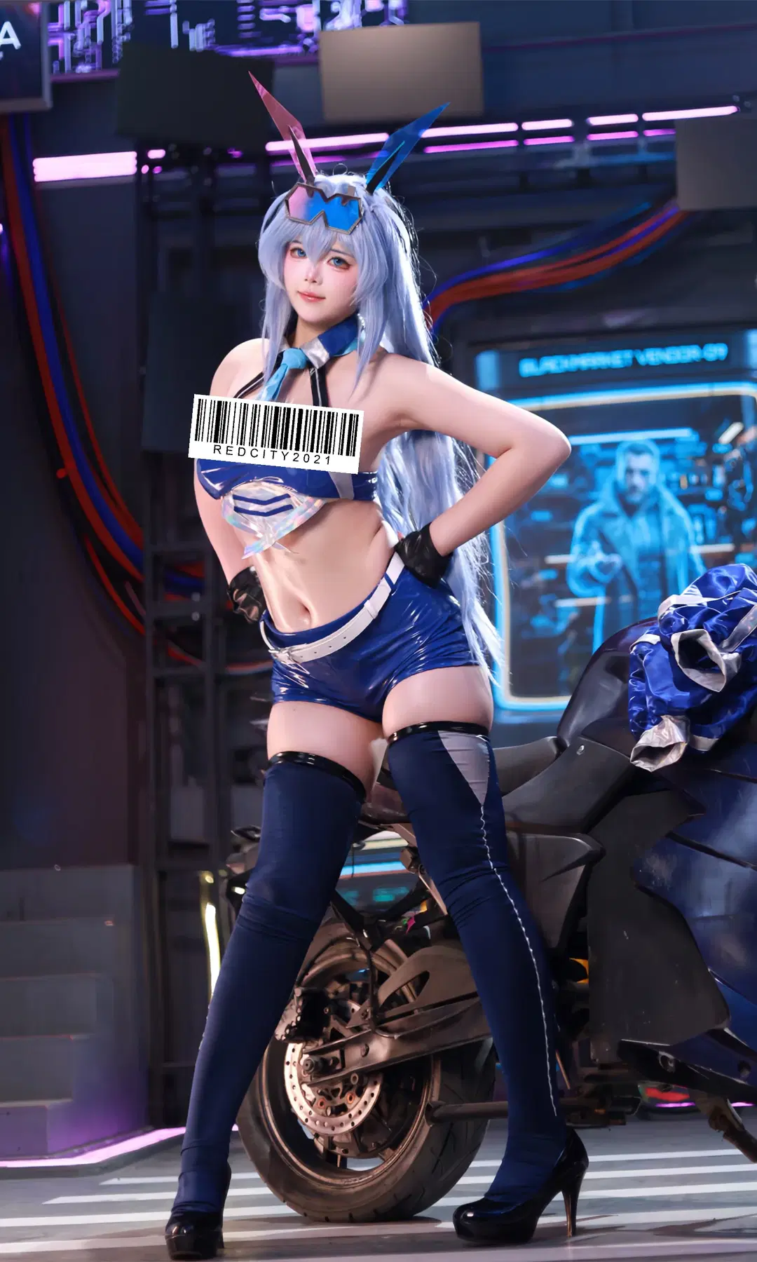 碧蓝航线, 赛车服, 肉腿, 新泽西cos, 丝袜