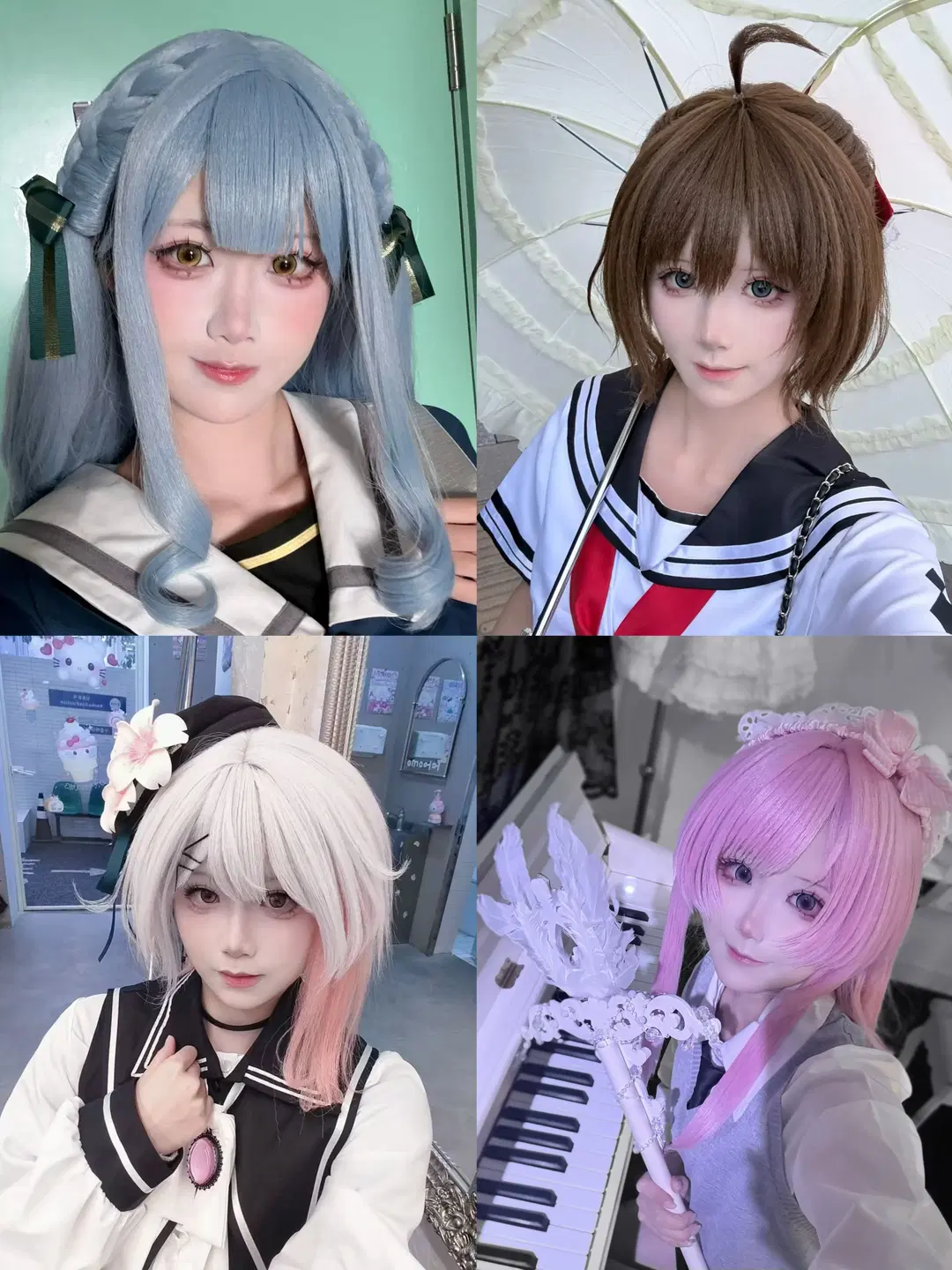 コスプレ, アニメ風写真セット, ストッキングコーデ, 上海コスプレ仲間, 週末撮影