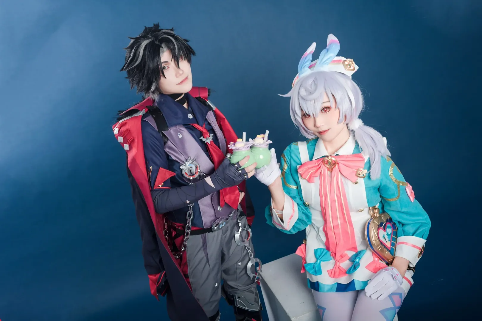 原神, cos正片, 希格雯cos, 白丝, 莱欧斯利cos - 第6张