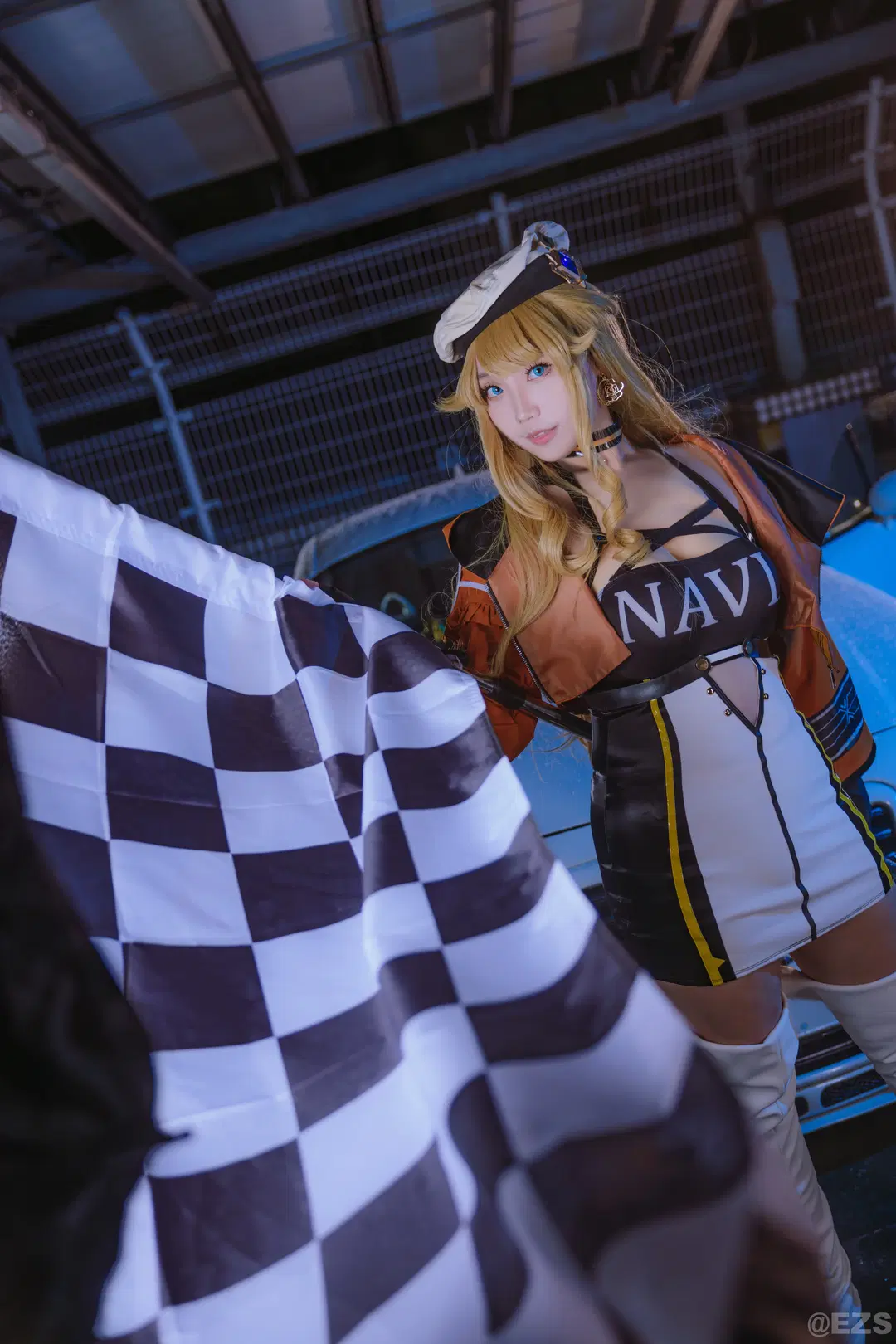 [Navia cosplay] Genshin Impact Racing suit: Taking You Out for a Drive by 煉煉 - Image 5
