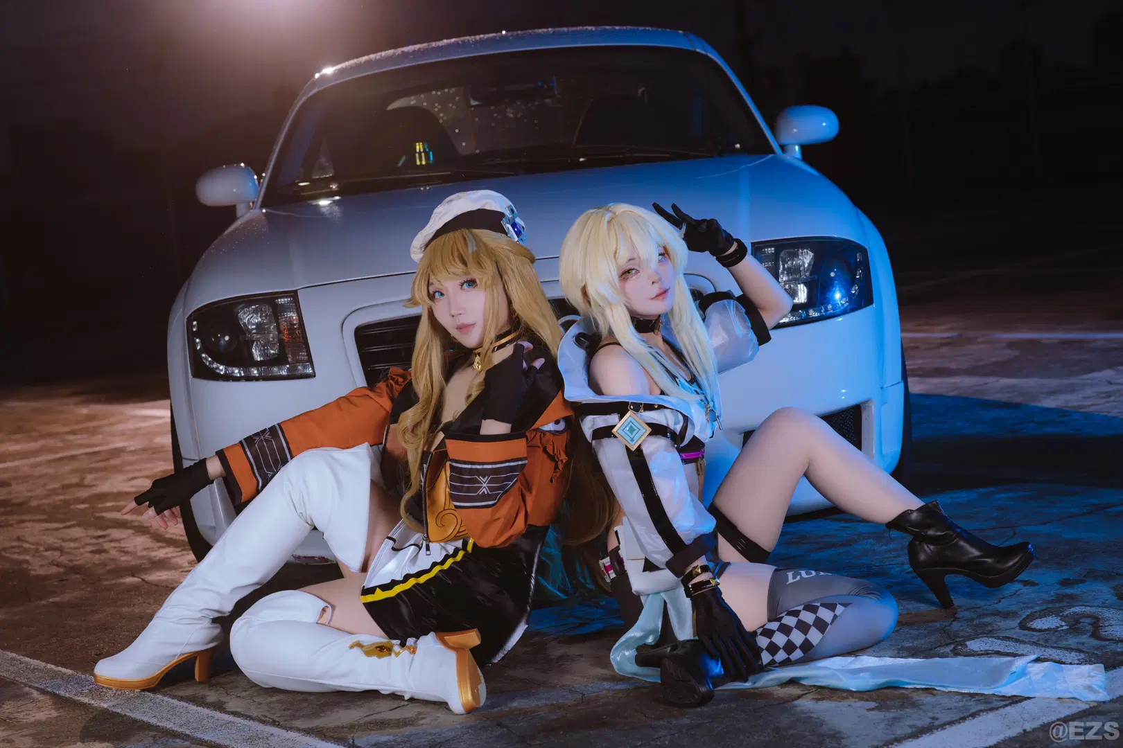 【原神cos】娜维娅与荧的赛车之夜 - 煉煉 - 第12张