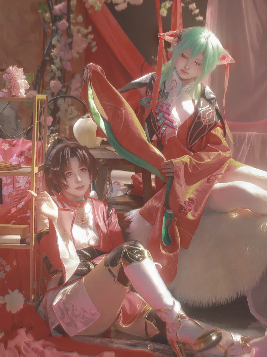 王者荣耀, 少司缘cos, 国风cosplay, 云缨cos, 丝袜