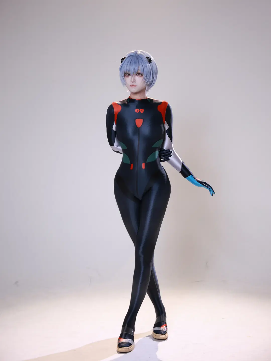 [Rei Ayanami cosplay] Neon Genesis Evangelion Black Suit Rei Combat Suit White Studio Photoshoot Diary by 醴醴醴醴醴醴醴 - Image 3